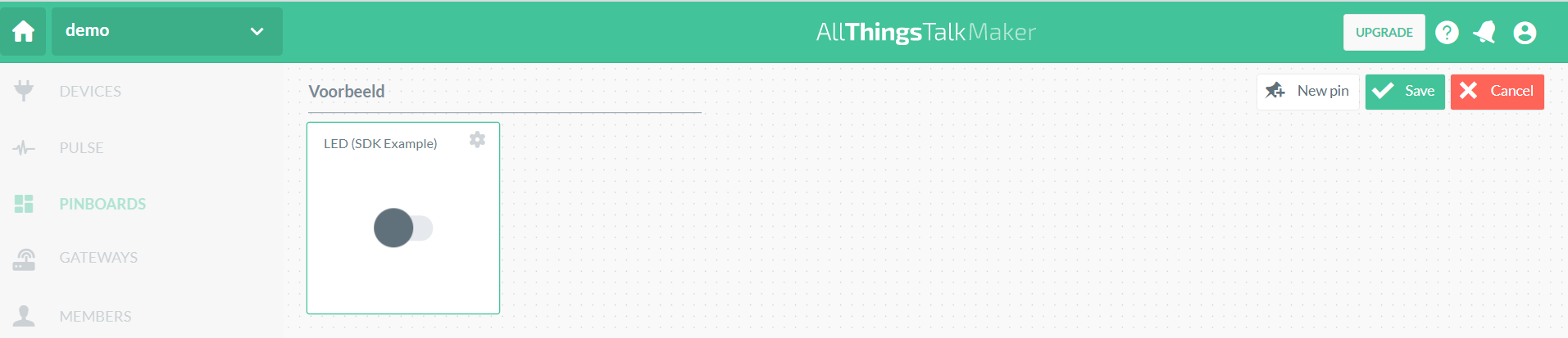 Keuze device en asset